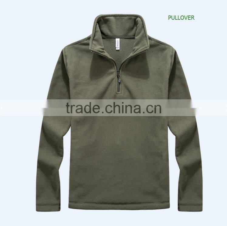 OEM customized light and warm polar fleece pullover