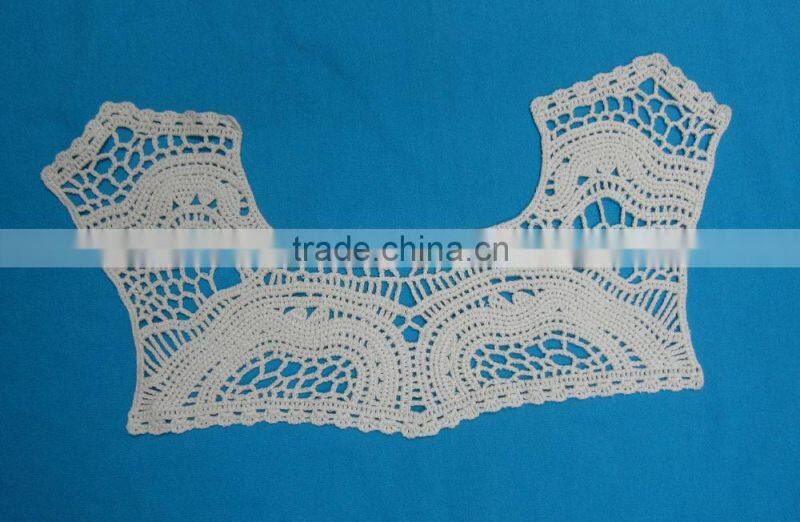 newest crochet cotton neck lace