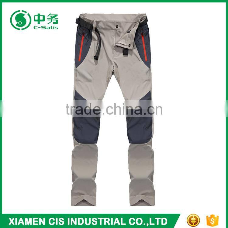 Hot Sale Waterproof Quick Dry Softshell Outdoor Climbing Hiking Pants for Men