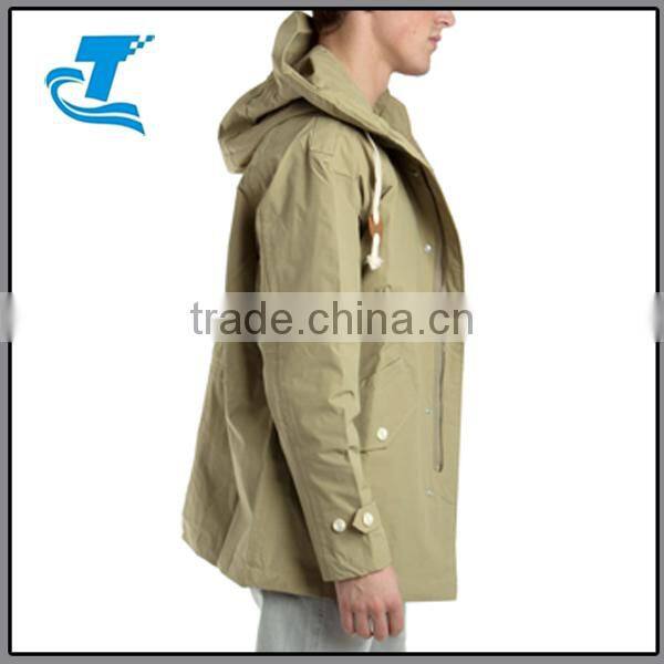 Hot Sale Army Hooded Jacket Men In Khaki