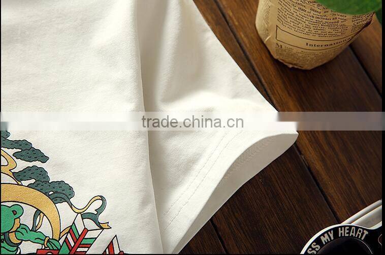 Male personality trend of cultivate one's morality short sleeve T-shirt man in the summer