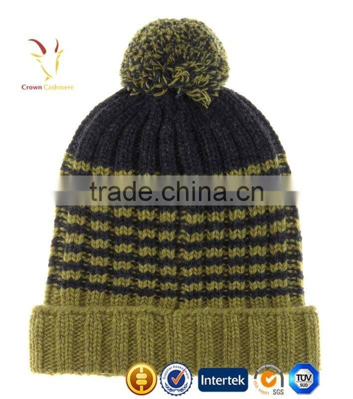 Pom Pom Beanie Knitted Winter Wool hats