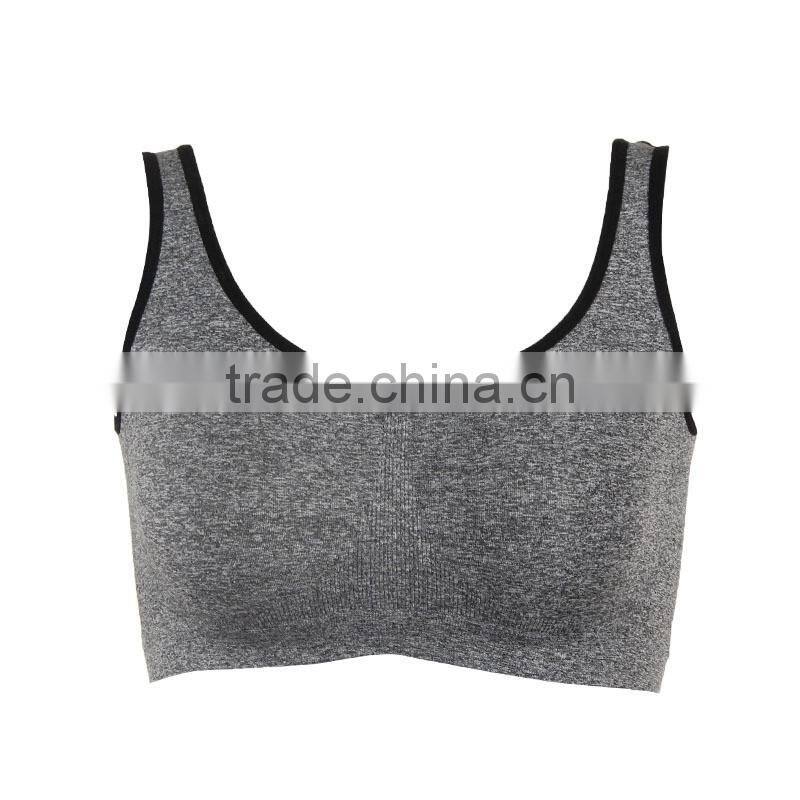 Multi color women sports bra wireless one piece seamless bra top underwear fitness bra