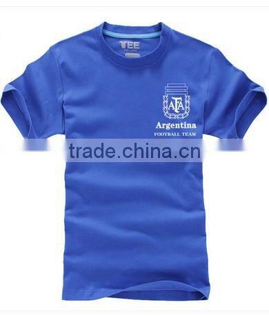 Custom 100% Cotton Argentina Round Neck T-shirt For Men short sleeve and hot sell t-shirt cheap and high quality t-shirt cool