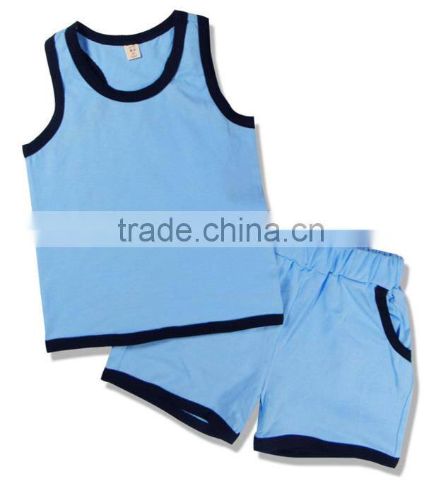 cheap child vest suits ,casual baby girl kids summer camisole clothing sets