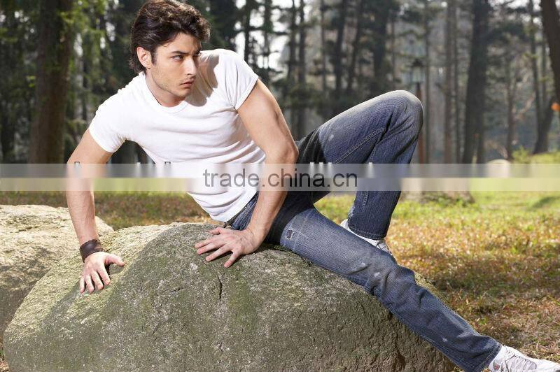 healthy and comfy quality men's denim jeans pants