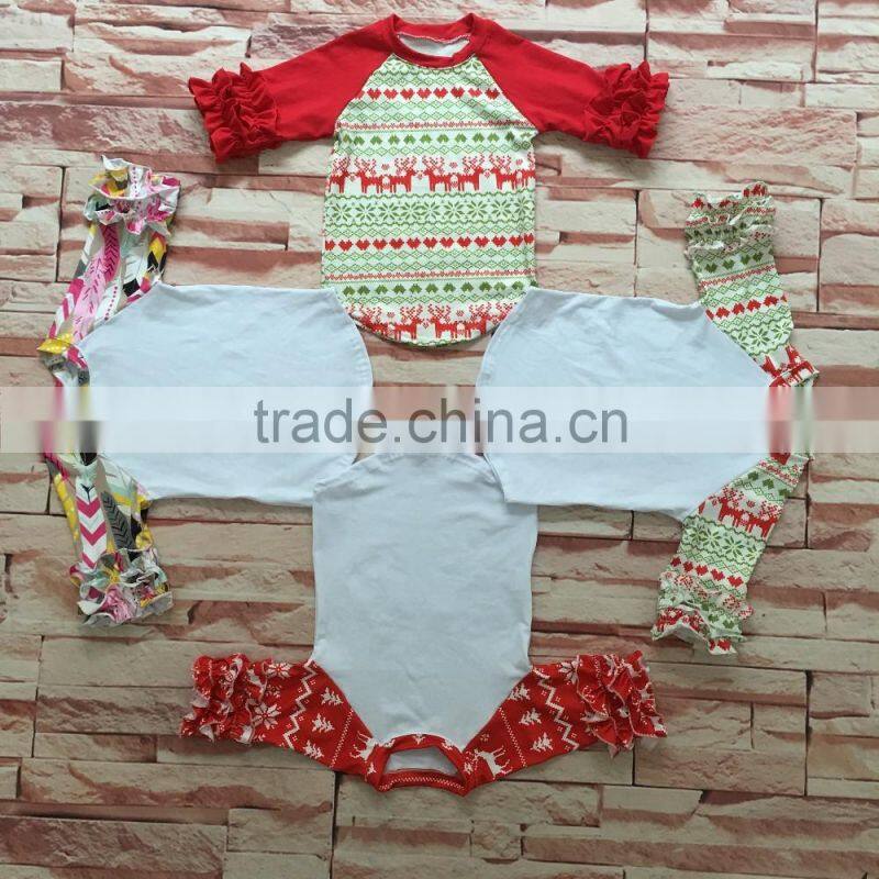 wholesale children's ruffle raglan boutique clothing best selling products 2016 in usa