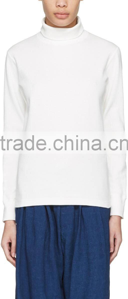 High Quality Long Sleeve Stretch Cotton Turtleneck Pullover Sweaters Women