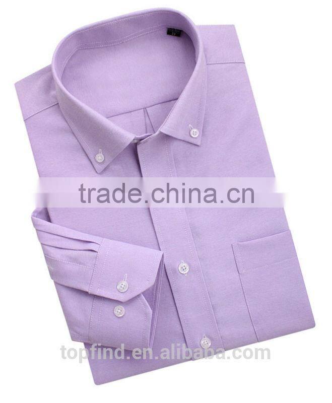 Fashion classic long sleeve popular branded oxford man shirts