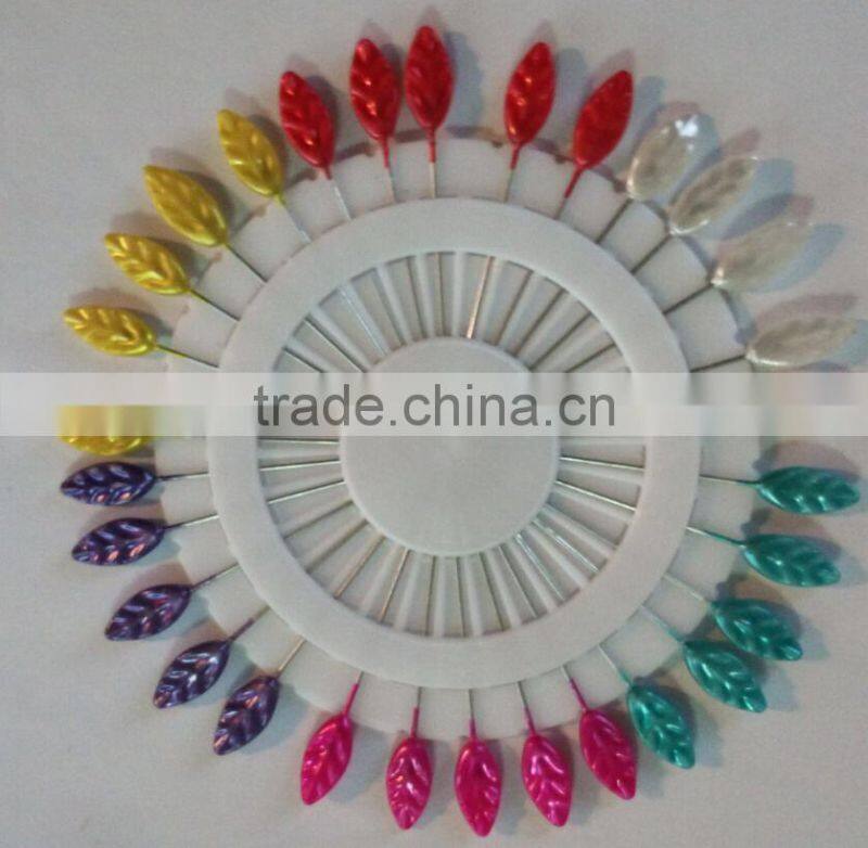 Dressmaking Sewing Straight Pins Round Head Color Pearl Corsage