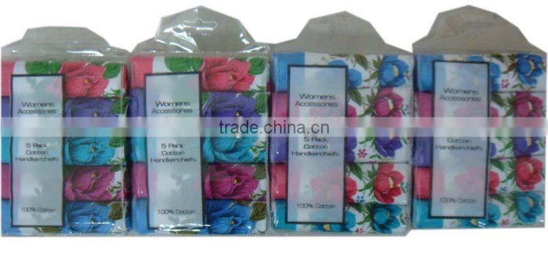 wholesale100% Cotton Printed Gift Box kerchief