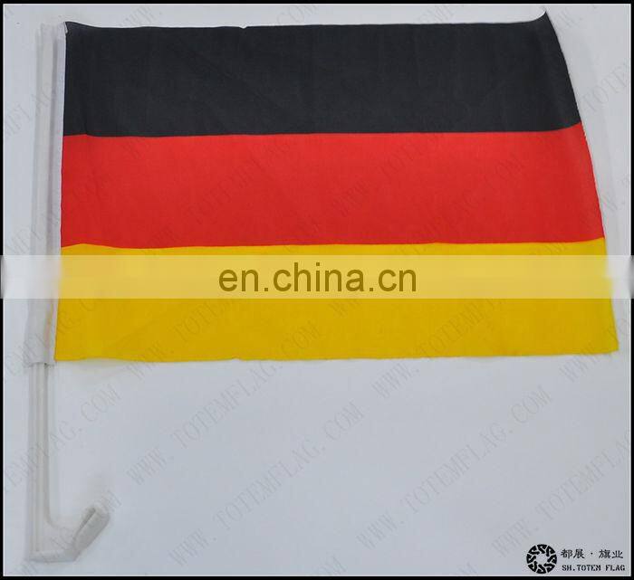 12inchx18inch Germany Car Flag With Clip Pole
