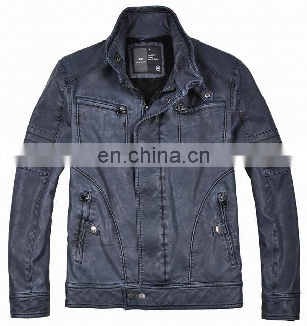 2015 new model designer biker leather jacket