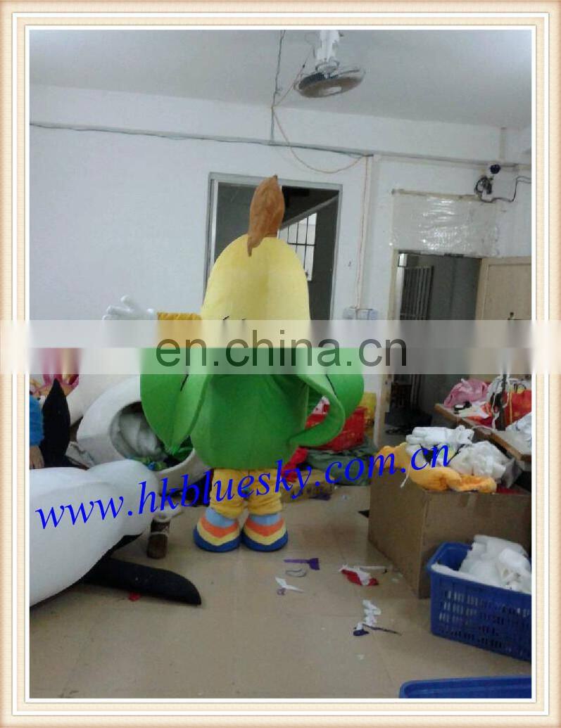 Custom made maize mascot costume corn mascot costume for adult