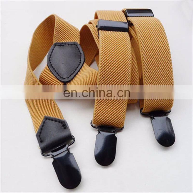 yiwu Fashion 2.5cm Colorful suspenders kids suspenders