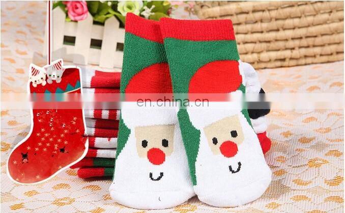 In stock Baby sock Cotton socks Christmas Sock