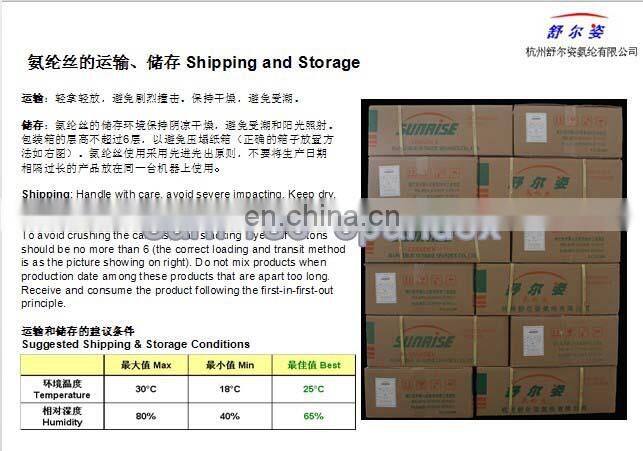 cheap wholesale 10D spandex yarn for textile