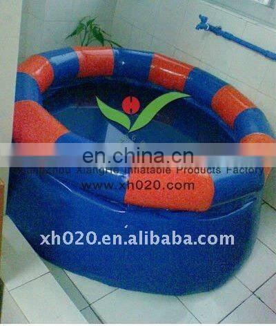 Round inflatable swimming pool for kids