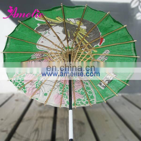 A6283 Green small paper child umbrella