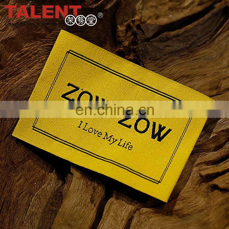 Custom Design fabric logo labels for clothing