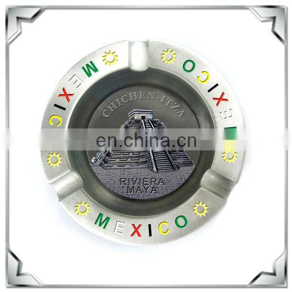 custom tourist souvenir ashtray,metal unique cool ashtray