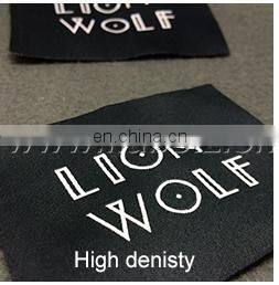 clothing label maker garment labels Silver metallic woven label