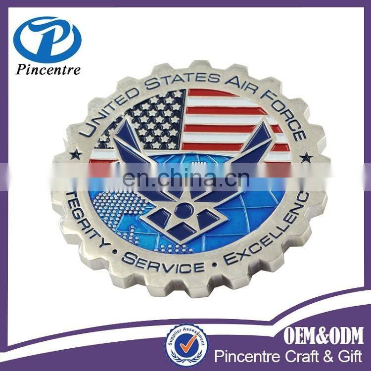 Alibaba china supplier direct sale military custom challenge coins