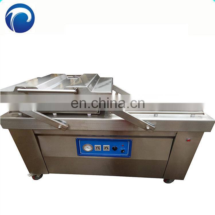 Double chamber vacuum packing machine for meat,beef,sea food,tofu,mushroom,peanut,rice,chicken