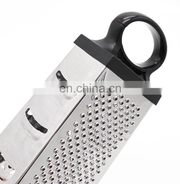 Hot sale 4 Sides Stainless Steel Professional kitchen Grater for Cheese Vegetables and Ginger