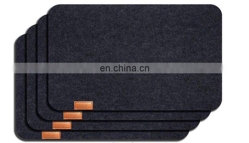 Factory price Laminated 5mm colored thick 100% wool felt