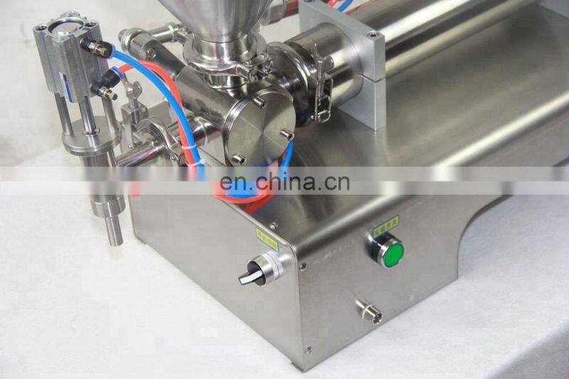 one head Semi-Automatic Cream Paste Body Lotion Glass/Metal Jar Filling Machine