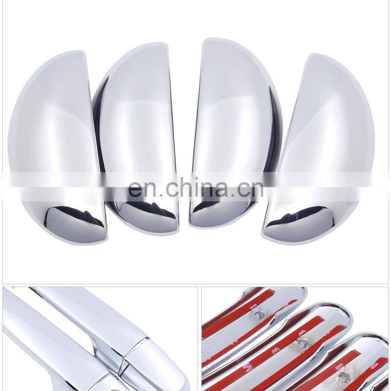 for Toyota Aygo MK1 2005 2006 2007 2008 2009 2010 2011 2012 2013 Chrome Door Handle Cover Exterior Trim Car Stickers Accessories