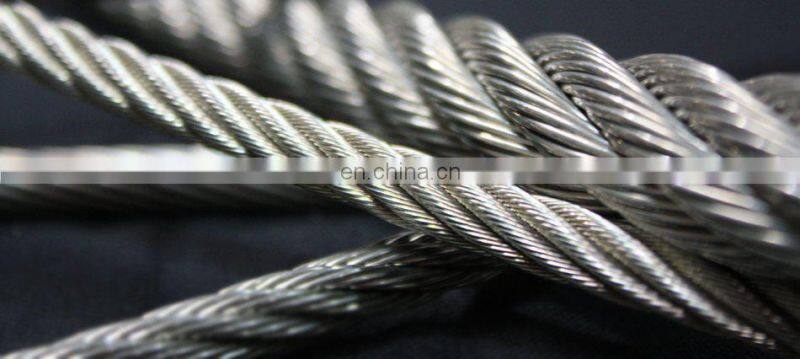 Stainless Steel Wire Rope 40mm Stil Wire Rope For Aviation For Precision Instrument