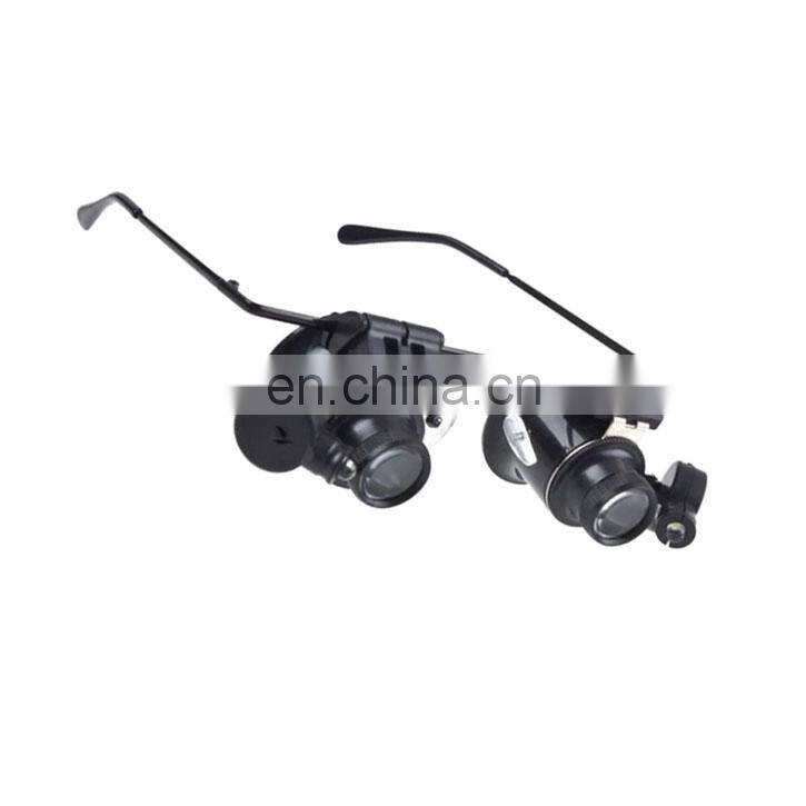 Magnifying Glass Type 20X Watch Repair LED Magnifier Loupe With Light LED