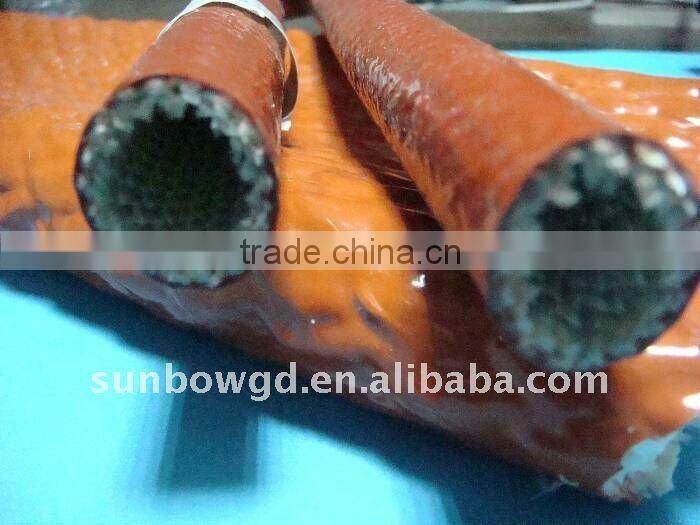 High temperature glass fiber braided protectional fire tube