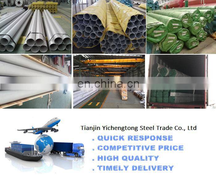 201 304 Stainless Steel SS 316 Round Welded Polished Seamless Pipe