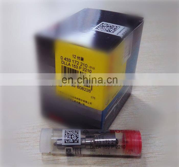 common rail injector nozzle DLLA153P2210 0433172210 for injector 0445120261