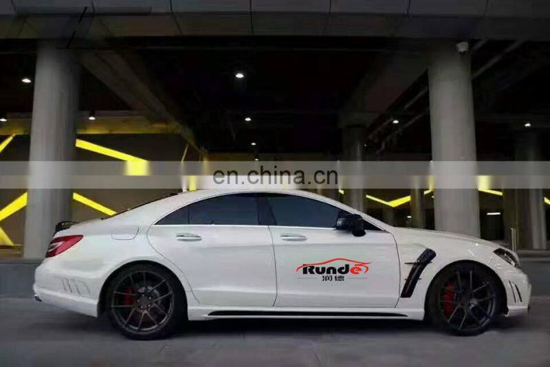 RD WD Style Auto Body Kit With Car Bumper Front Rear Bumper Side Skirts Fender For 2010-2018 Mercedes BENZ C218 body kit