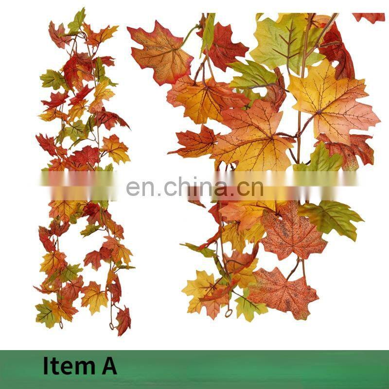 Christmas 2021 Supplies Old Outdoor Decorations Halloween Wholesale Fall Autumn Garland Xmas Decoration