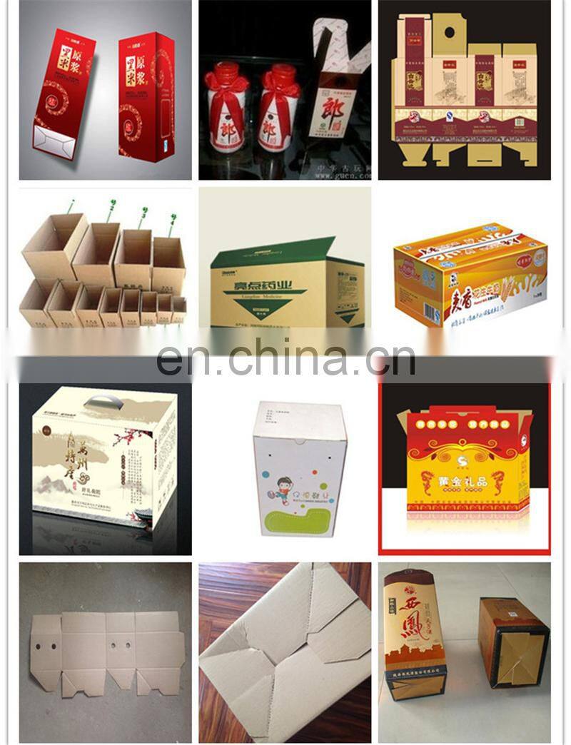 UFG1250E 2 4 corners Automatic Corrugated pizza food express paper box Folding and gluing machine