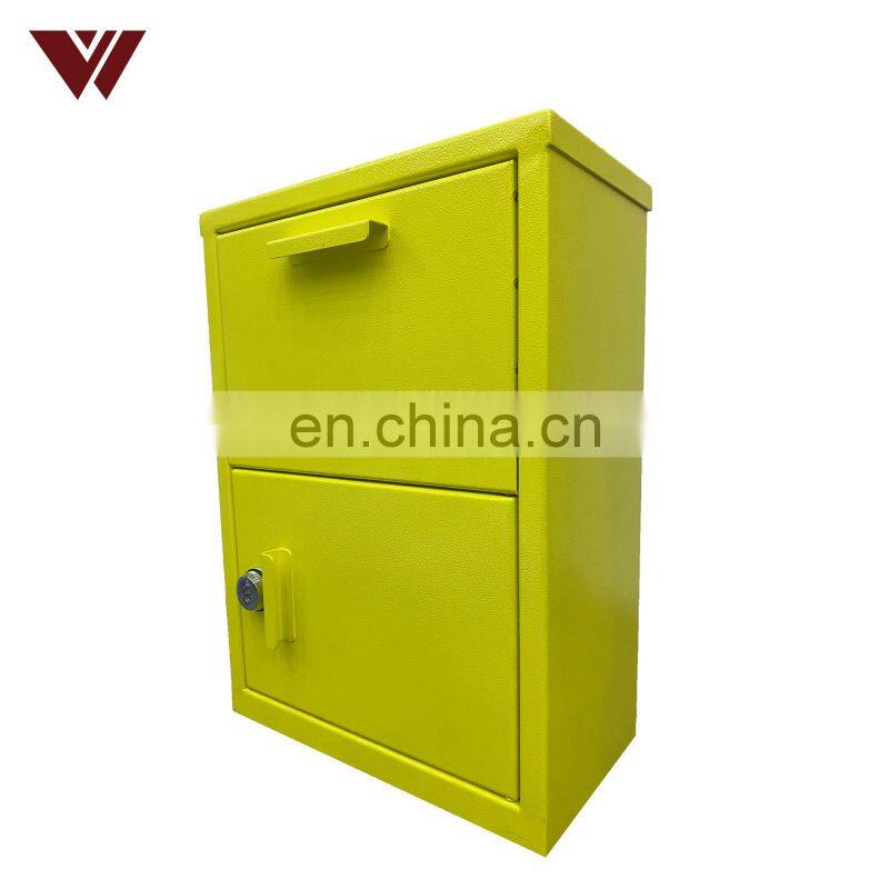Outdoor garden large letterbox free standing mailbox extra large mailing boxes with lock