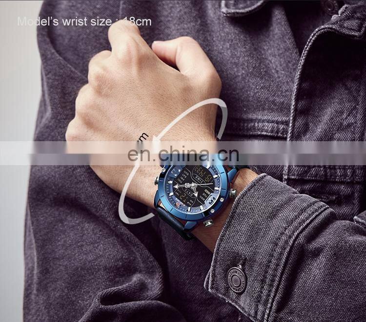 NAVIFORCE NF9153L Men's Fashion Watches Chronograph Watches Multifunction Digital Quartz Wristwatches