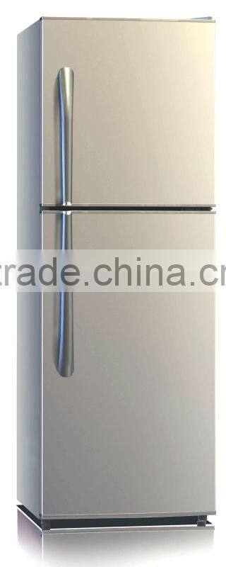 upright frost free silver double door refrigerator fridge home refrigerator fridge