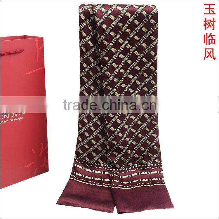 Indian men long scarf silk scarf