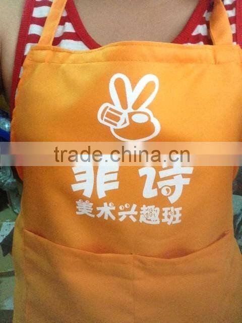 cotton kids kitchen apron, length adjustable kid's apron, Children's painting apron