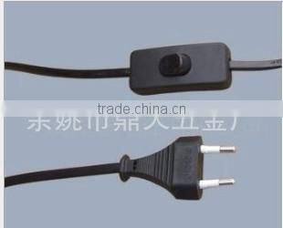 Various color various pattern woven the power cord