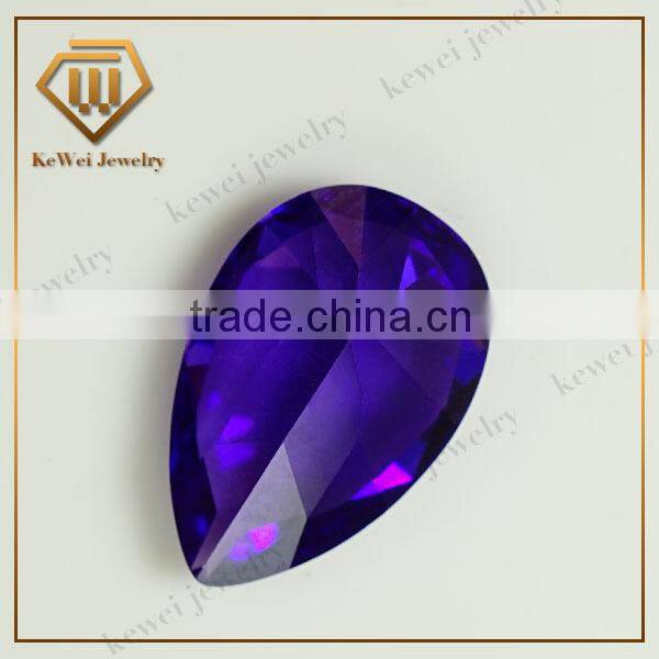 Beautiful Cubic Zirconia CZ gems Of Pear Cut Gemstone For Jewelry