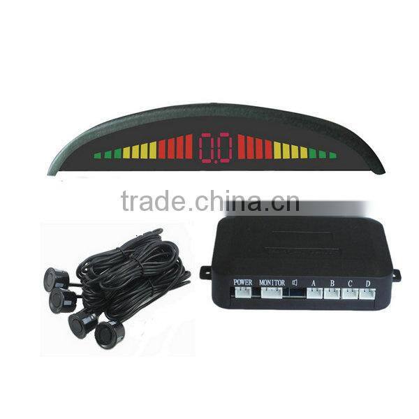 4 sensors car parking sensor system led display parking sensor
