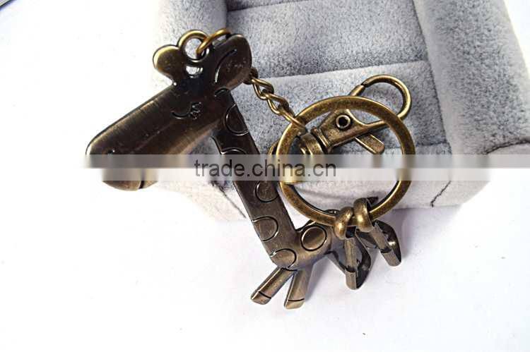 Cheap high quality custom cute animal keychain