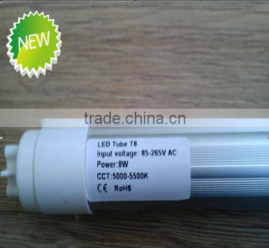 T8 8W 600mm 2ft Samsung SMD 5630 led tube light 60cm